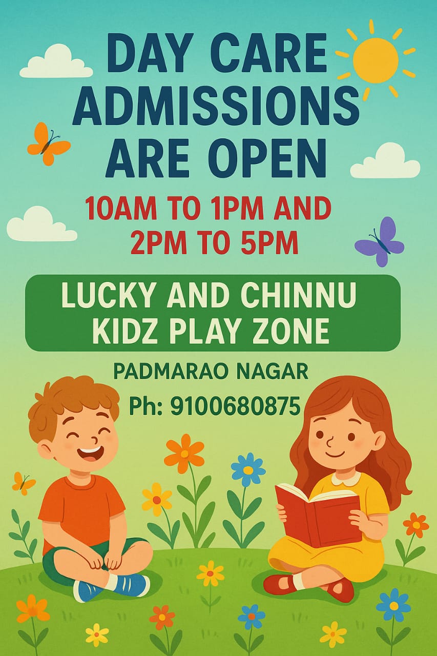 Daycare at Lucky and Chinnu